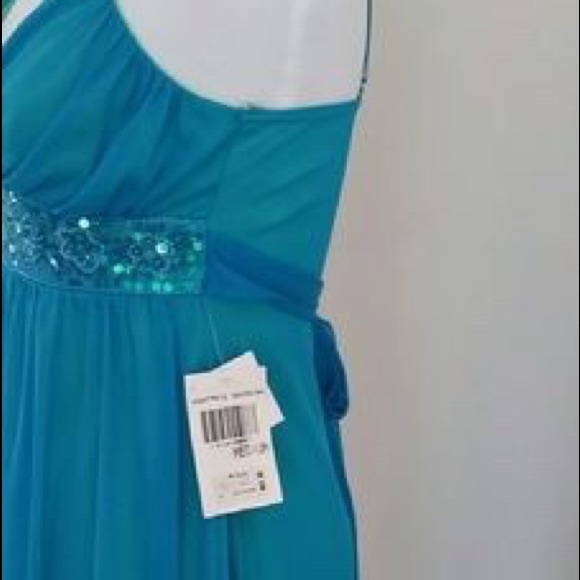 Ocean Mint Floral Dress - Picture 3 of 3